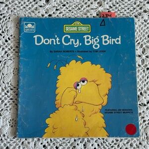 Sesame Street Don't Cry, Big Bird Book